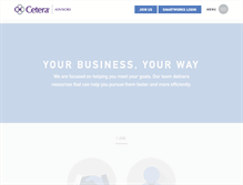 Tablet Screenshot of ceteraadvisors.com